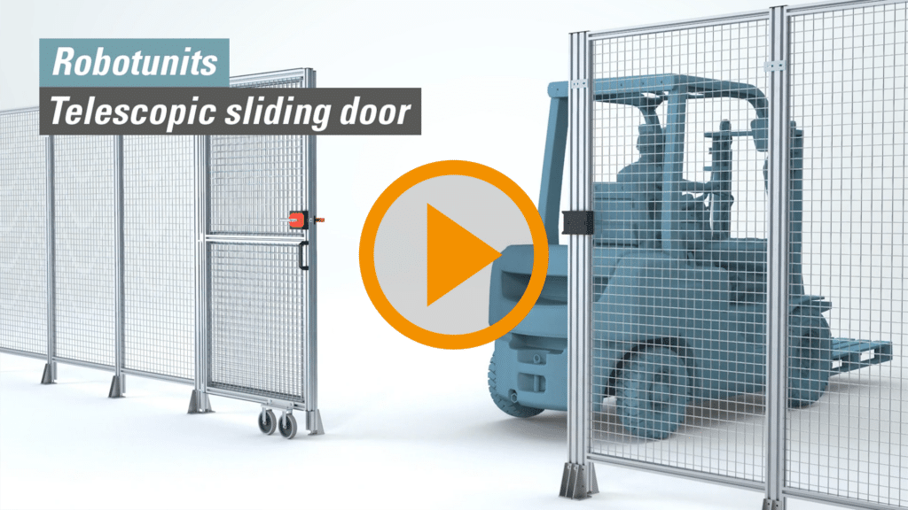 Telescopic sliding door Simple and efficient access solution