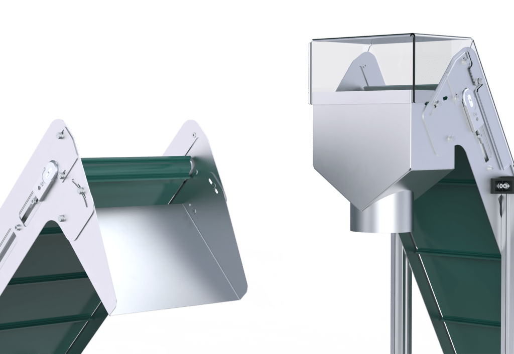 Abgaberutsche-Abgabetrichter-Abgabehaube