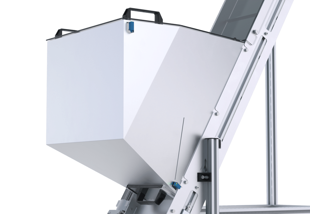 Bunker mit Fülstandsanzeige Sensoren