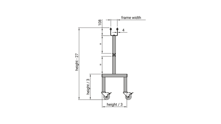 Swivel Castors with brake CAS3080
